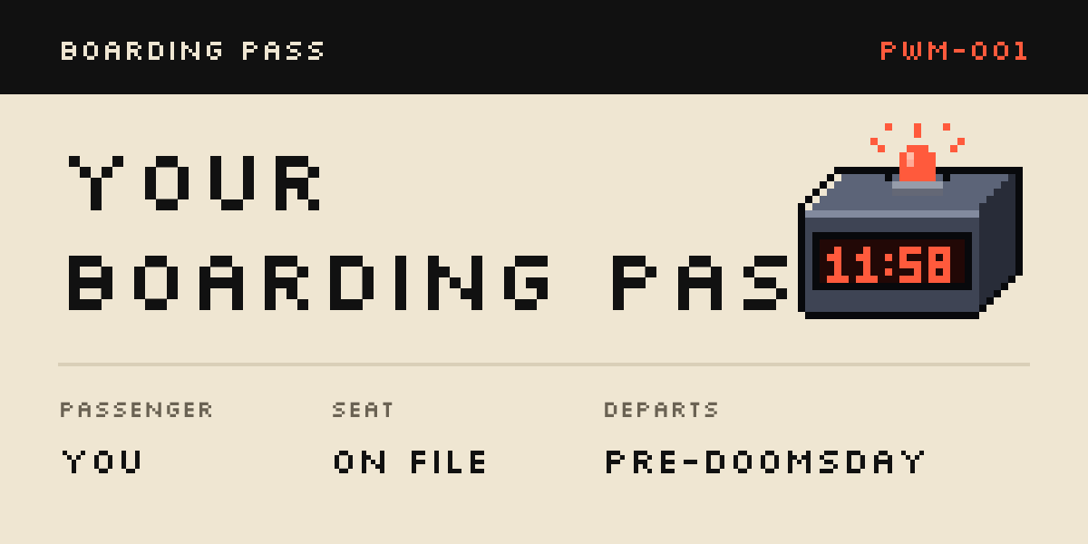Your boarding pass email header